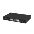 PoE Switch with Gigabit Uplink and SFP Ports